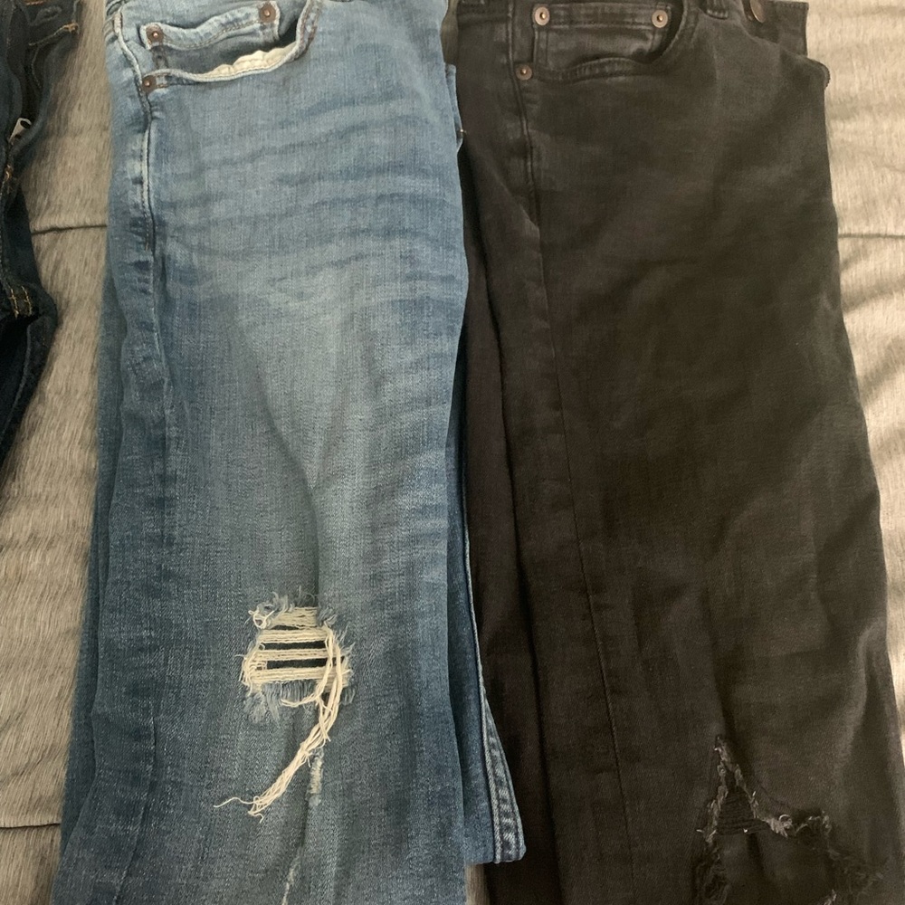Boys ambercombie jean barely worn. $40 for all 4
